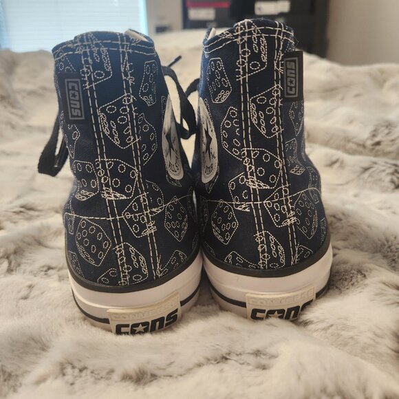 Converse CONS Chuck Taylor All Star High Tops – Dice Print (Woman's size 8.5) - Picture 3 of 5